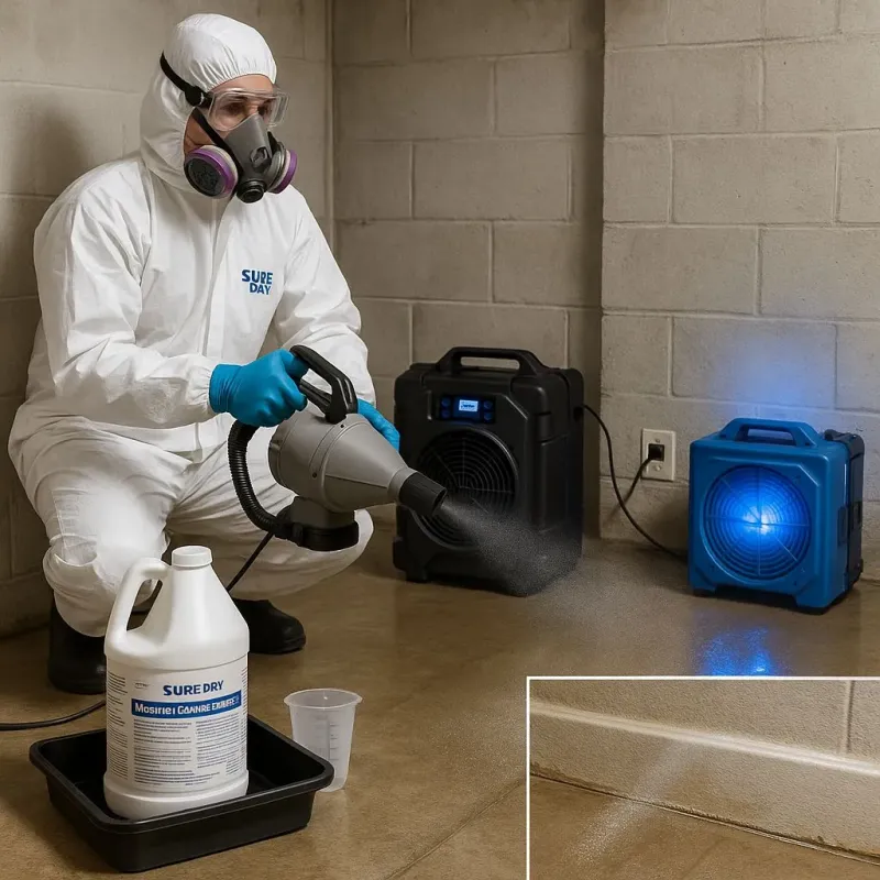 Sanitization and Odor Removal process in Seaford, DE