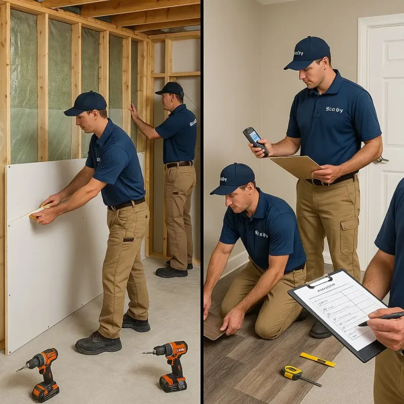 Repairs and Reconstruction process in Seaford, DE